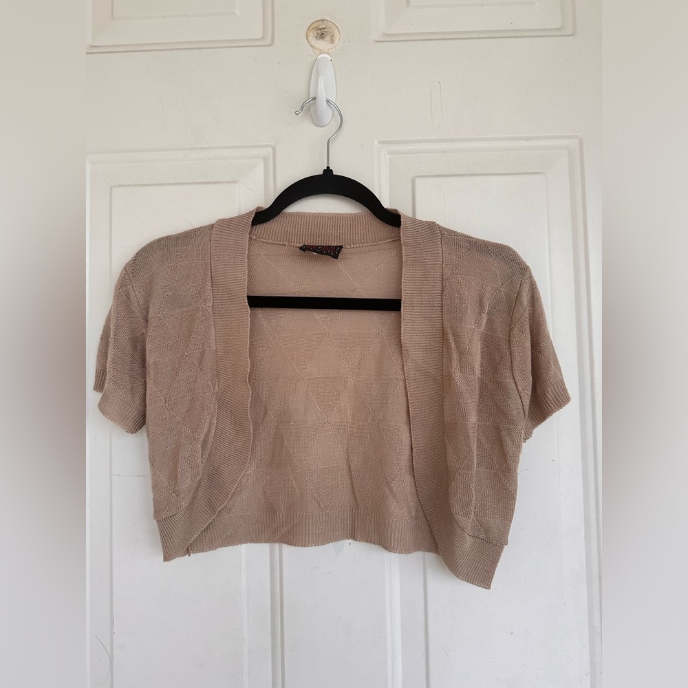 Hot shot mini sleeveless cardigan knit Size S